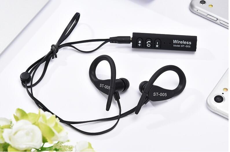 Ακουστικά Άθλησης Bluetooth Sport Headset Handsfree & Selfie Remote ST-005 OEM